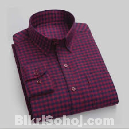 Cotton Official Formal Check Shirt